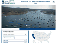 Tablet Screenshot of orovillelakeproperties.com